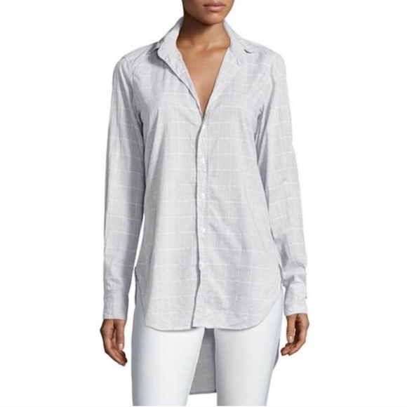 FRANK & EILEEN Grayson Button Down Top Blouse 100% Cotton Small - Picture 14 of 15